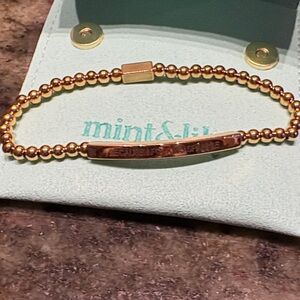 Mint & Lily Gold Because I F’ing Sparkle Beaded Bracelet
